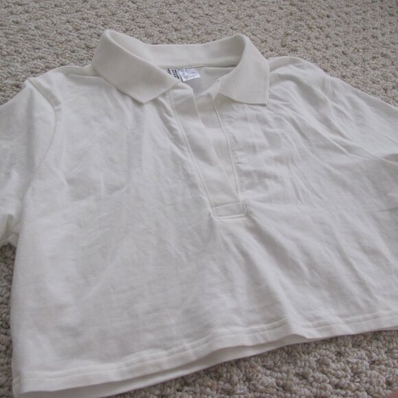 NEW Divided by H&M Crop Polo Top - Picture 3 of 8